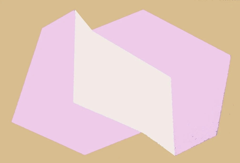 Charles Hinman Limited Edition Hand Pulled Serigraph on Paper: "LAVENDER"