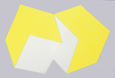 Charles Hinman Limited Edition Hand Pulled Serigraph on Paper: "YELLOW"