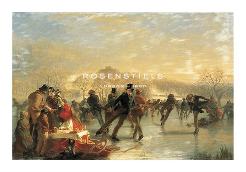 Charles Lees Hand Numbered Limited Edition Print on Paper :"Skaters On Duddingston Loch, Edinburgh" Charles Lees Hand Numbered Limited Edition Print on Paper :"Skaters On Duddingston Loch, Edinburgh"
