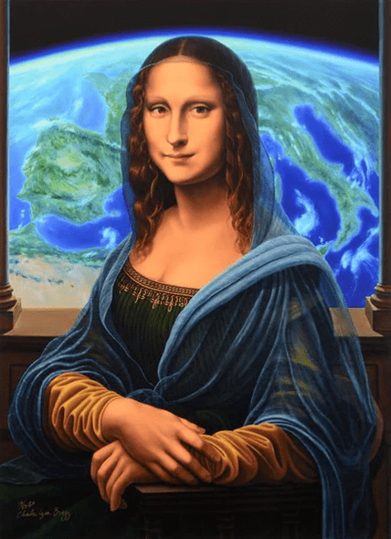 Charles Lynn Bragg Limited Edition Gallery Proof Giclée on Canvas: "Mona Lisa"