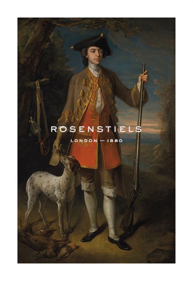 Charles Mercier Hand Numbered Limited Edition Print on Paper :"Sir Edward Hales, Baronet, of Hales Place, 1744"