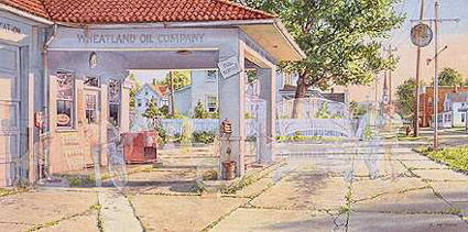 CHARLES PETERSON 16X31 Secondary Market Art: "FULL SERVICE CE"