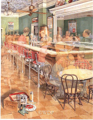 CHARLES PETERSON 23X18 Secondary Market Art: "FOUNTAIN OF YOUTH CE"