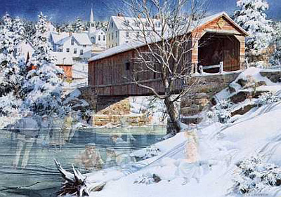CHARLES PETERSON 26X19 Secondary Market Art: "SKATERS ICE CE"