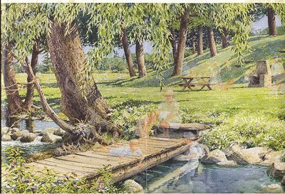 CHARLES PETERSON 32X16 Secondary Market Art: "PICNIC CE"