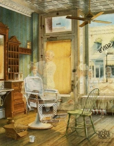 Charles Peterson Signed and Numbered Limited Edition CE Lithograph: "First Haircut " Charles Peterson Signed and Numbered Limited Edition CE Lithograph: "First Haircut "