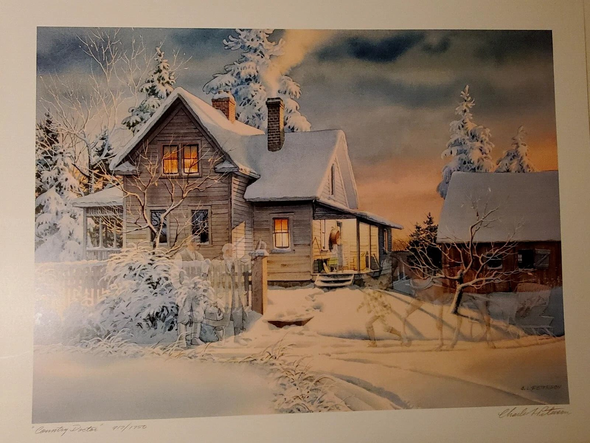 Charles Peterson Signed and Numbered Limited Edition Lithograph: "Country Doctor CE"