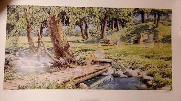 Charles Peterson Signed and Numbered Limited Edition Lithograph: "Picnic"