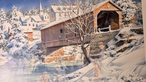 Charles Peterson Signed Limited Edition Lithograph Print: "Skaters Ice"