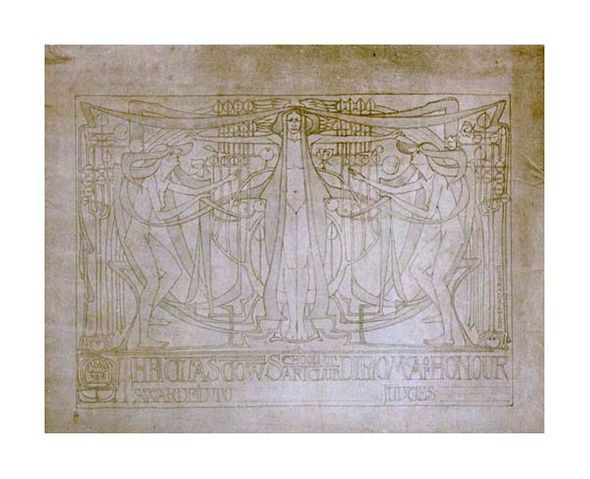 Charles Rennie Mackintosh Fine Art Open Edition Gicl&eacute;e:"Diploma of Honour Design"