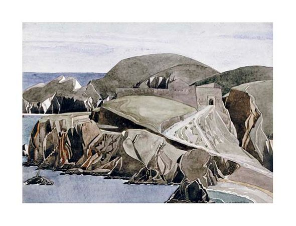 Charles Rennie Mackintosh Fine Art Open Edition Gicl&eacute;e:"The Road Through the Rocks"