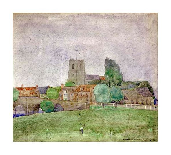 Charles Rennie Mackintosh Fine Art Open Edition Gicl&eacute;e:"Wareham, Dorset"