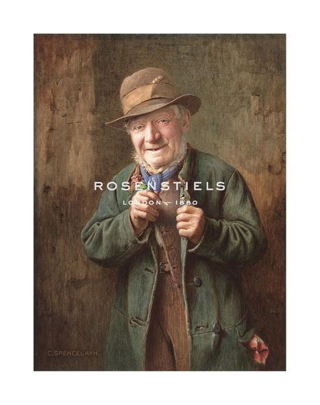 Charles Spencelayh Hand Numbered Limited Edition Print on Paper :"The Buttonhole"