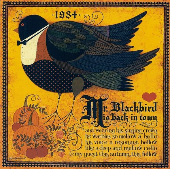 CHARLES WYSOCKI 10X10 Secondary Market Art: "1984 COMMEMORATIVE"