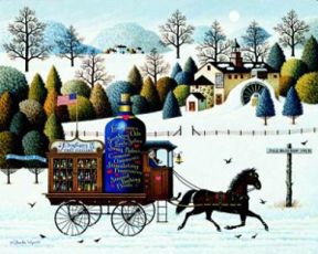 Charles Wysocki Hand Signed and Numbered Limited Edition Print: "Promises, Promises"