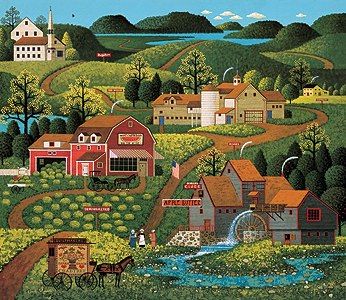 Charles Wysocki Handsigned & Numbered Limited Edition:"Burma Road"