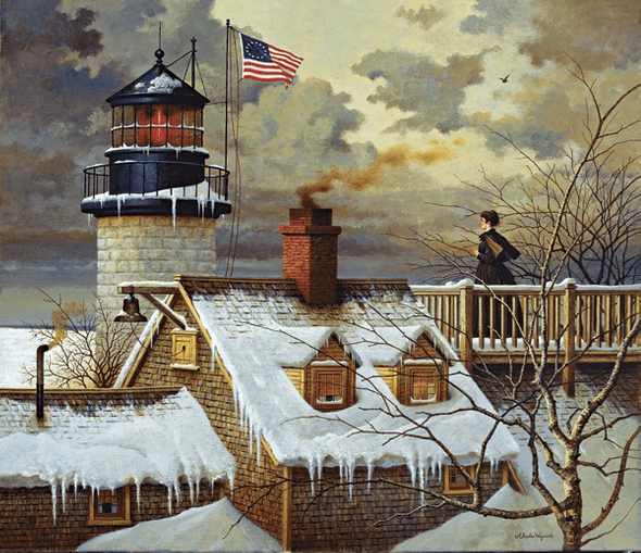 Charles Wysocki Handsigned & Numbered Limited Edition Legacy Edition:"I Hope Your Seas Are Calm"