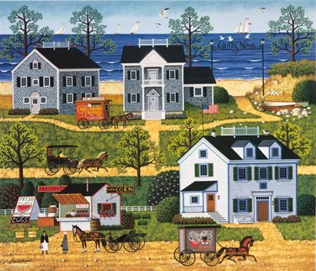 Charles Wysocki Legacy Collection Limited Edition Print:"Gull's Nest"