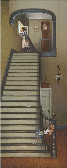 Charles Wysocki Hand Signed Artist's Proof Print:"Another Year at Sea"