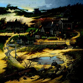 Charles Wysocki Limited Edition Print: "Old Nantucket"