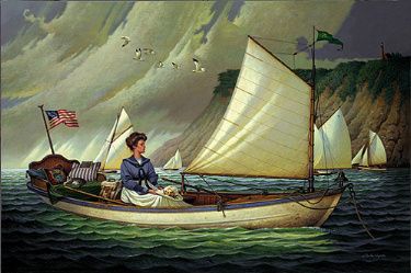 Charles Wysocki Limited Edition Print: "Thinking about Horatio"