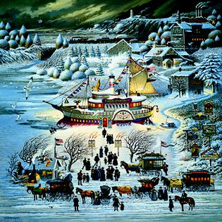 Charles Wysocki Limited Edition Print: "Toying with Dinner"