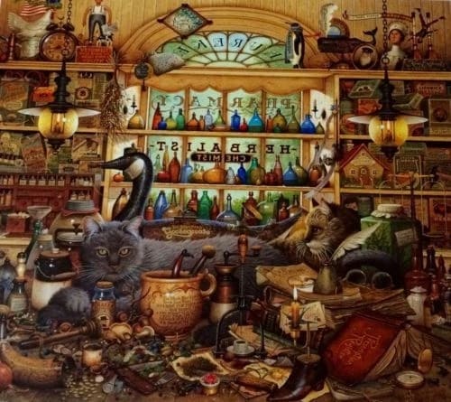 Charles Wysocki Signed and Numbered Limited Edition Lithograph: "Elmer and Loretta"