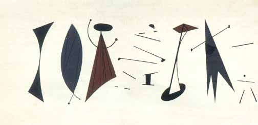 Charley Harper Estate Stamped and Numbered Limited Edition Giclee Print :"Musicians #1"