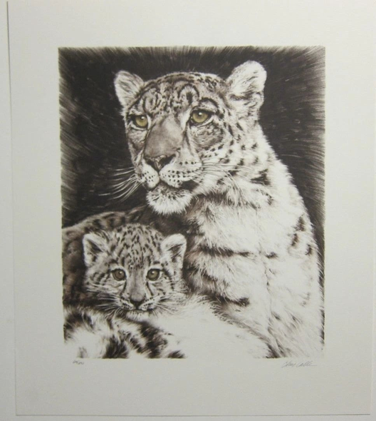 Chris Calle Signed and Numbered Limited Edition Lithograph: "Quiet Moment"