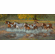 Chris Cummings Artist Signed and Numbered Print:"Crossing Walker Meadow – Palomino Horses"