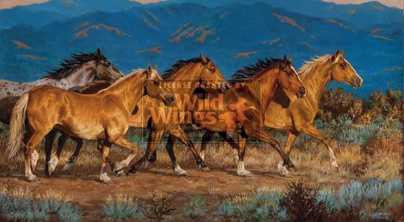 Chris Cummings Hand Signed and Numbered Limited Edition Print: "Band of Gold"