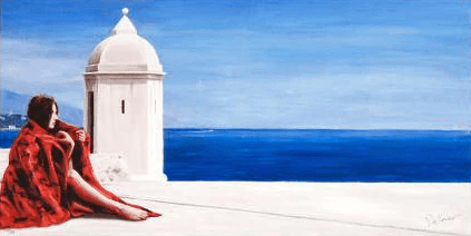 Chris Dellorco Limited Edition Giclée on Canvas: "Solitude"