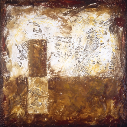 Chris Scott Limited Edition Hand-Embellished Giclee on Canvas:"Time Blocks IV"