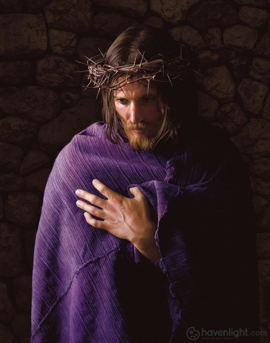 Chris Young Fine Art Canvas Giclee: "Behold the Man"