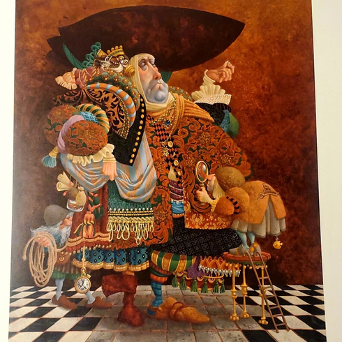 Christensen Signed and Numbered Limited Edition Lithograph: "A Lawyer More Than Adequately Dressed"