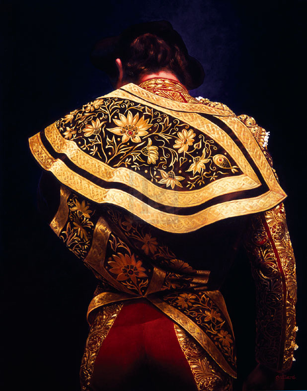Christian Gaillard Hand Numbered Limited Edition Print on Paper :"The Matador - Capote Negro"