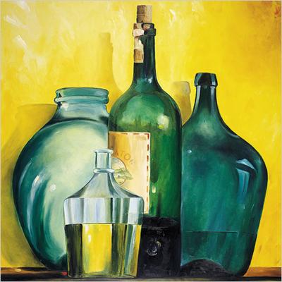 Christian Sommer Hand Signed and Numbered Limited Edition: "Bottles II"