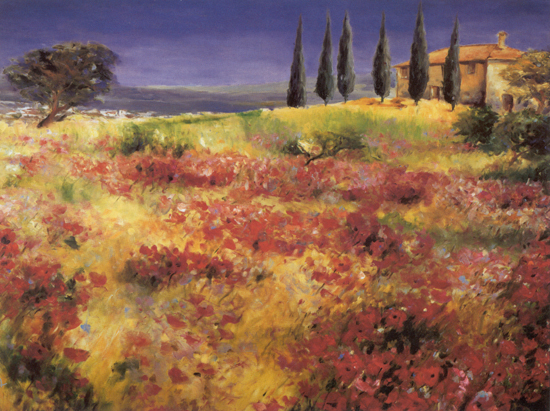 Christian Sommer Hand Signed and Numbered Limited Edition: "Fruhling Le"