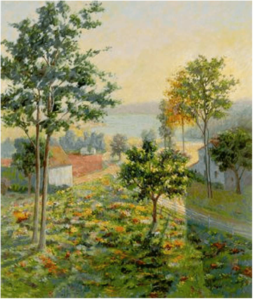 Christian Title Artist Signed Limited Edition Serigraph on paper:"Morning Shadows"