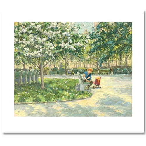 Christian Title Limited Edition Serigraph Print: "In The Park"