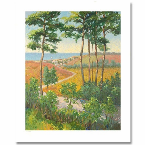 Christian Title Limited Edition Serigraph Print: "Path To The Village" Christian Title Limited Edition Serigraph Print: "Path To The Village"