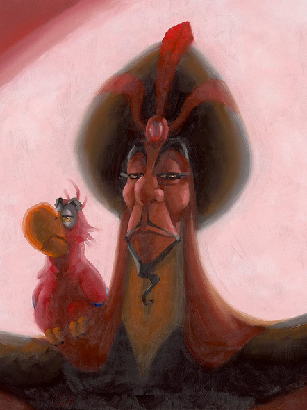 Christophe Bouchard Artist Signed Ltd Ed Gallery Wrap Canvas:"Jafar, Formal Portrait"