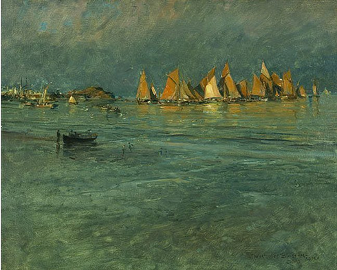 Christopher Blossom Artist Proof Limited Edition Print:"Tranquil Dawn"