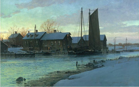 Christopher Blossom Artist Proof Limited Edition Print:"Black Rock"