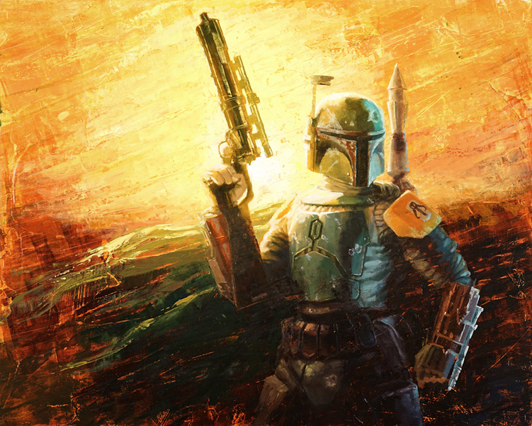 Christopher Clark Star Wars Limited Edition Canvas Art:"Eyes on the Prize"