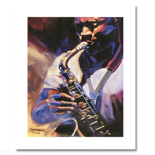 Christopher Jackson Limited Edition Giclee Print: "Blowing The Horn"