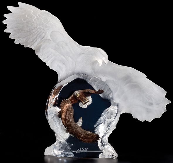 Christopher Pardell Limited Edition Artist Proof Sculpture:"Eagle Spirit"