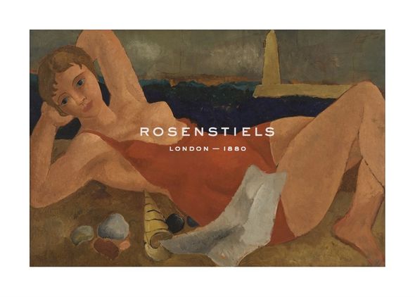 Christopher Wood Hand Numbered Limited Edition Print on Paper :"The Bather"