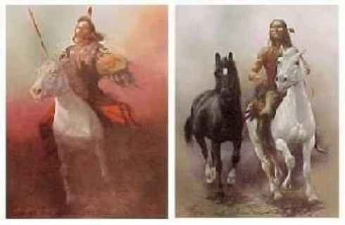 Chuck Dehaan Signed Lithograph Print on Paper: "Prideful Ones" Chuck Dehaan Signed Lithograph Print on Paper: "Prideful Ones"