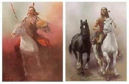 Chuck Dehaan Signed Lithograph Print on Paper: "Prideful Ones"